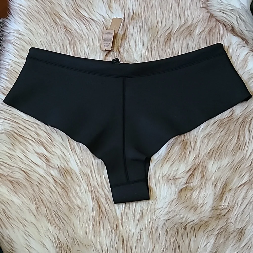 NWT SKIMS Scuba Sport Swim Bikini Bottom Size 2X Onyx